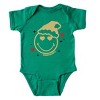SmileyWorld Christmas Heart Eyes - Baby Short Sleeve Graphic Bodysuit - 2 of 4