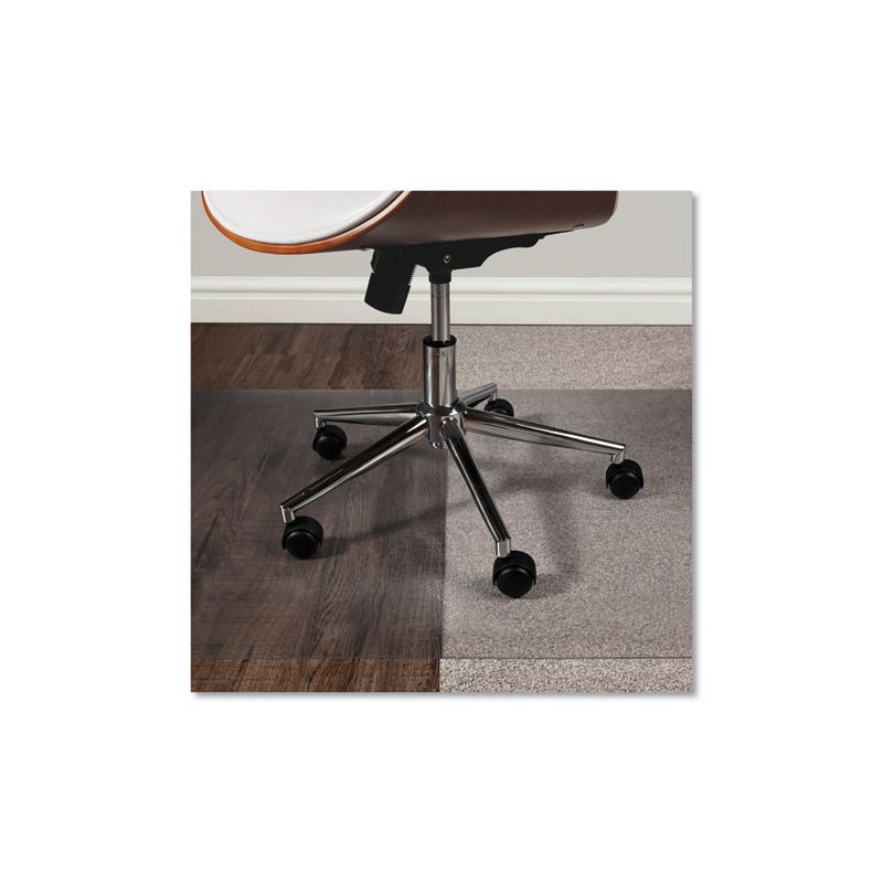 deflecto SuperGrip Chair Mat, Rectangular, 48 x 36, Clear, Ships Rolled, 2 of 8