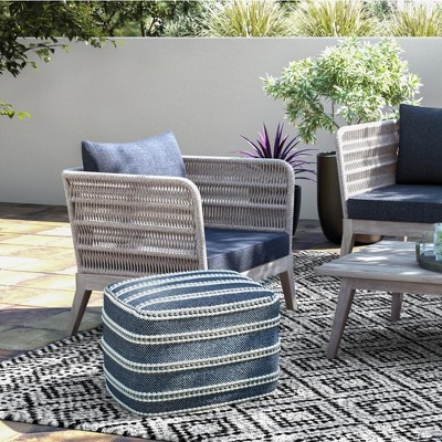 Gulches Slate Grey Santiago Outdoor Conversation Chair