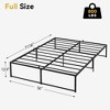 Twin Size Bed Frame Platform, 14 inch Metal Twin Bed Mattress Frame with 3 in 1 Steel Support - 2 of 4