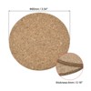 Unique Bargains Durable Soft to the Touch Cork Temperature Resistant Coasters - 2 of 4