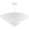 Progress Lighting Pinellas 4-Light Semi-Flush Ceiling Light, Whiteplaster, Steel, Modern Design - 3 of 4