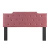 Modway MOD-6186-DUS Juliet Tufted King/California King Performance Velvet Headboard, Dusty Rose - 2 of 4