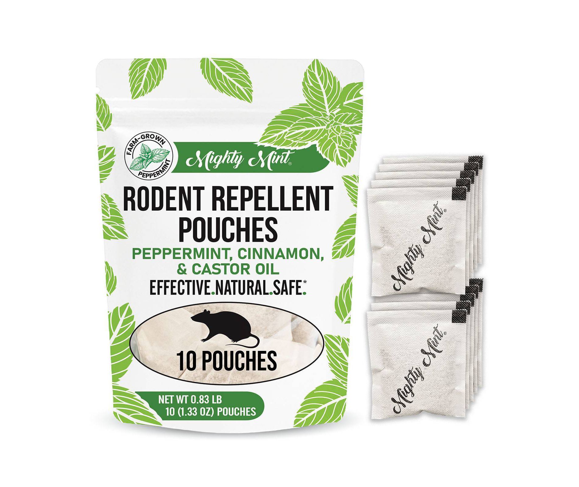 Mighty Mint Rodent Repellent Pouches - 10ct