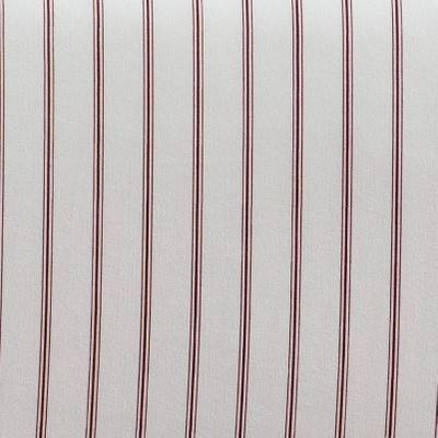 ticking stripe - white/burgundy