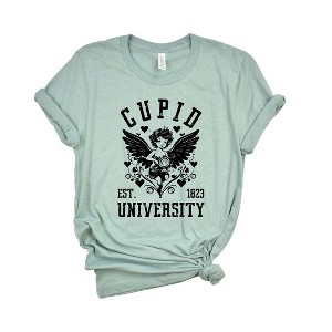 Simply Sage Market Women's Cupid Distressed Short Sleeve Graphic Tee - 1 of 3