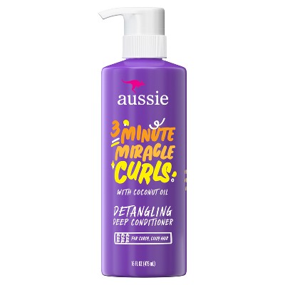 Aussie Paraben-Free Miracle Curls 3 Minute Miracle Conditioner with Coconut - 16 fl oz