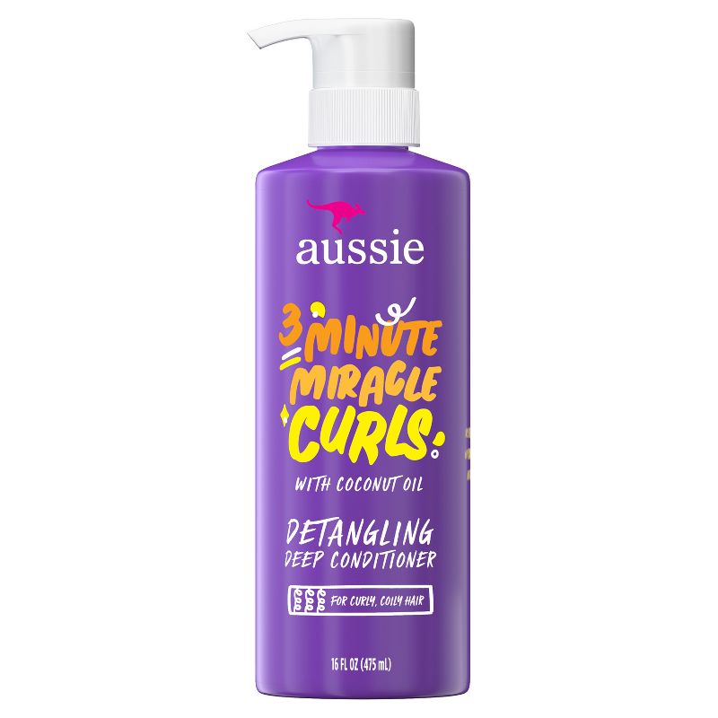 Aussie Paraben-Free Miracle Curls 3 Minute Miracle Conditioner with Coconut - 16 fl oz, 3 of 16