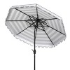 Vienna 9Ft Round Double Top Crank Umbrella - PAT8211 - Safavieh - 4 of 4