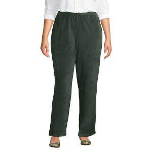 Lands' End Women's Sport Knit High Rise Corduroy Pants - 1 of 3