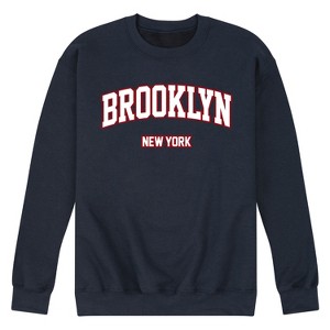 Men's - Instant Message - Brooklyn New York Graphic Fleece Sweatshirt - 1 of 4