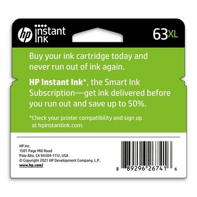 HP 63XL Single Ink Cartridge - Tri-color (F6U63AN_140)