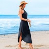 Women's Elegant Criss-Cross Halter Maxi Beach Dress - Cupshe - 2 of 4