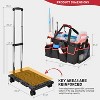 Rolling Cleaning Caddy for Supplies Organizer, Portable Cleaning Cart on Wheels with Bag for Housekeepers and Home Use - 2 of 4