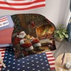 Lomsoe Christmas Santa with Animals Story Print Flannel Blanket - All Seasons Soft and Warm Perfect for Living Room Decor, Sofa, Bed, Travel - 3 of 4