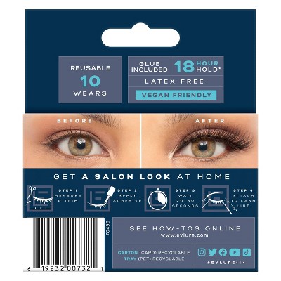 Eylure Volume False Eyelashes - No 114 - 1pr