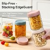 6-Pack 16oz Glass Overnight Oats Jars with Airtight Lids, Wide Mouth - 4 of 4