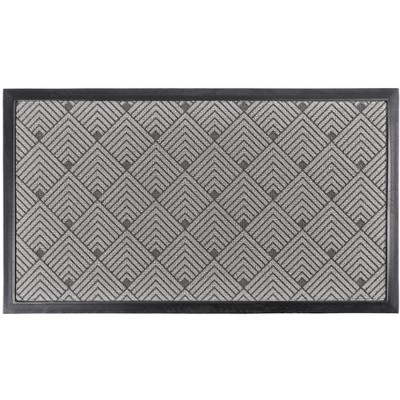 Oversized Ribbed Indoor/Outdoor Door Mat (24 x 36)-Perfect for Mud-Rooms,  High Traffic Areas, Garages, Doorways, and Everyday Home Use(Natural)