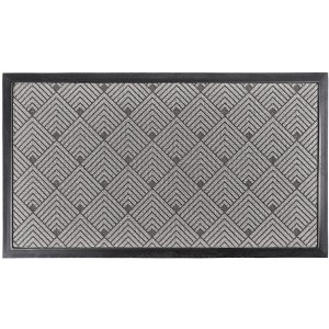 KAF Home Nested Angles Indoor/Outdoor Mat with PVC Backing - 17" x 30" - 1 of 4