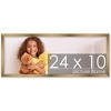 PosterPalooza | 24x10 Wood Frame with UV Acrylic, 6 Finishes: Black, White, Bronze, Silver, Wood, Mahogany - 2 of 4