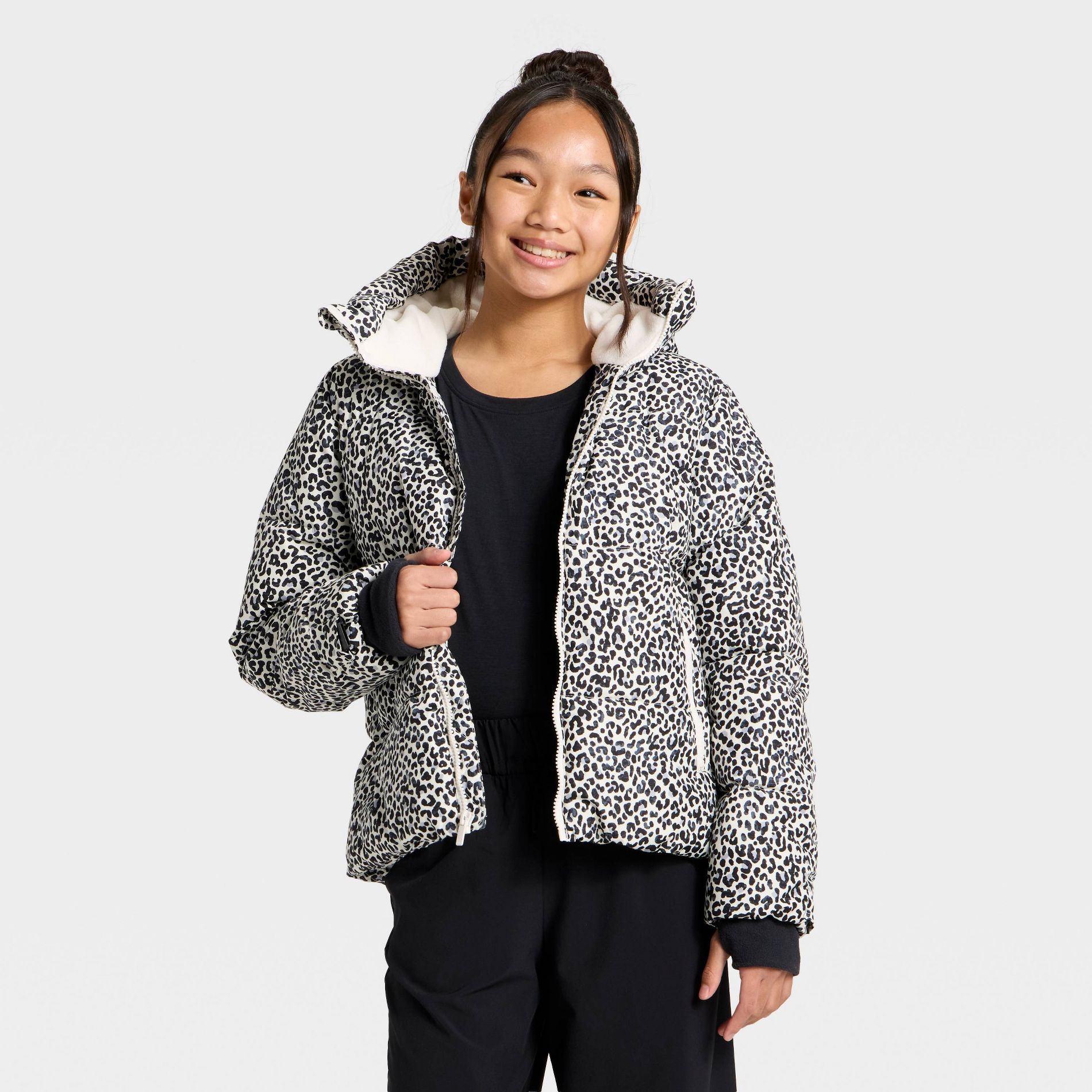 Girls' Puffer Jacket - All In Motion™