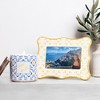 Pavilion Gift Company - Yellow Pattern - 8.25" x 6.5" Picture Frame (Holds 6" x 4" Photo) - Single Image Frames - 3 of 4