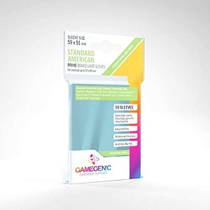Gamegenic 5 Packs Gamegenic Prime Board Game Sleeves 50ct Standard American Size Card Sleeves Value Bundle! - 1 of 4