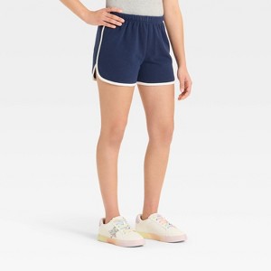 Girls' French Terry Dolphin Shorts - art class™ - 1 of 3