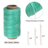 Unique Bargains Wear-Resistant Polyester Embroidery Waxed Thread with Needles - 2 of 4