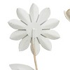 Set of 3 White Metal Floral Stems - Foreside Home & Garden - 4 of 4