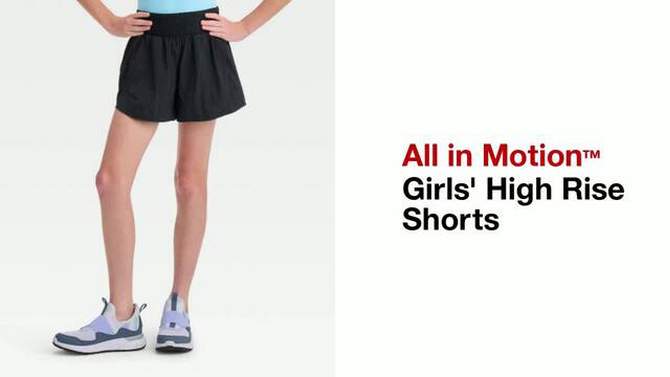 Girls&#39; High-Rise Shorts - All In Motion™, 2 of 5, play video