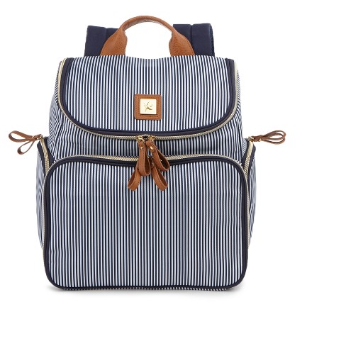 Bananafish Striped Breast Pump Backpack Blue White Target