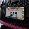 University of Akron Tie-Dye License Plate Tag Frame - 3 of 4