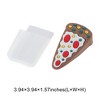 Unique Bargains Door Stop Cartoon Pizza Door Stopper with Storage Box 3.54"x1.97"x0.94" 1 Pc - 3 of 4