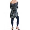 Women's Tie Dye Off The Shoulder High Low Tunic - umgee - 2 of 3