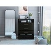CAVINAS 4 Drawer Dresser with 1 Shelf,Modern Chest of Drawers for Bedroom,Tall Chest Dresser,Particle Board - 4 of 4