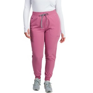 Medgear Madison Women’s Curvy Fit Mid-rise Slim Jogger Scrub Pant - 1 of 4