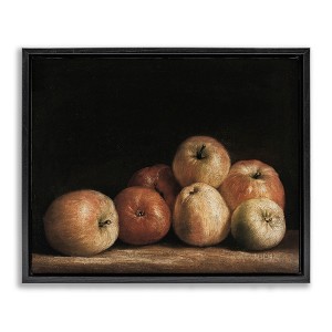 Stupell Industries Classic Apple Vintage Still Life Floating Frame Canvas Art - 1 of 4