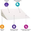 DMI Bed Wedge Pillow for Neck Pain, Headaches, Reflux, Shoulders, Back Pain, Foot Support, Knee Pain or Restless Leg Syndrome, 24x24x10 - 3 of 4