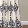 Lush Décor Keya Medallion Light Filtering Window Curtain Panels Cream 52X95 Set - 3 of 4