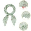 Allegra K Women's Chiffon Floral Print Square Scarves Kerchief Neck Scarf Neckerchief - 4 of 4