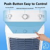 Evaporative Air Cooler, 1800 CFM Swamp Cooler with 8.4 Gal Water Tank, 120° Oscillation Water Cooling Fan with 3 Modes and Wind Speeds - 3 of 4