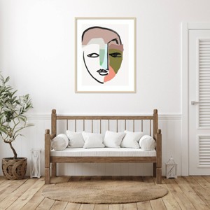 Amanti Art Expressions Unveiled II by Cartissi Wood Framed Wall Art Print - 1 of 4