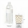 Big Dot of Happiness Tan Checkered Party - Party Mini Favor Boxes - Treat Candy Boxes - Set of 12 - 3 of 4
