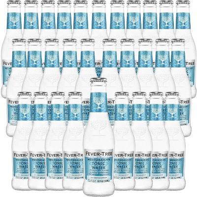 Fever Tree Mediterranean Tonic Water - Premium Quality Mixer - Refreshing Beverage for Cocktails & Mocktails 200ml Bottles