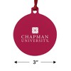 Chapman University Primary Logo Aluminum Holiday Christmas Tree Ornament  3.0" (7.6 cm) x 3.37" (8.6 cm) - 3 of 4
