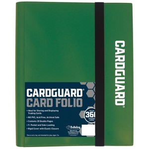 CardGuard Premium 3-Ring 3" Card Binder Including 100 Starter Series 9-Pocket Pages - Green - 1 of 3