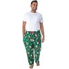 Elf The Movie Men's Buddy OMG! Santa I Know Him! Allover Print Pajama Pants Green - 3 of 4