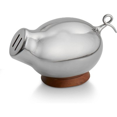 Nambe Kibo Piggy Bank