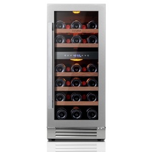 Ca'Lefort 15 inch Dual Zone Wine Cooler with Panel Ready Door - 1 of 4